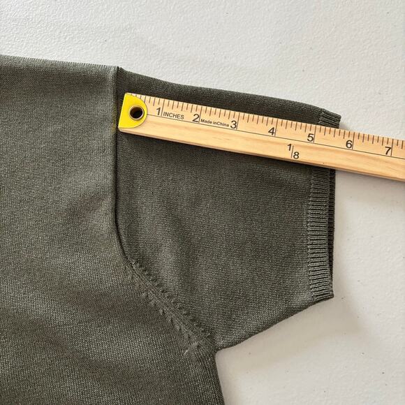 Linda Allard Ellen Tracy Women's Medium Petite Silk Stretch Casual Shirt Tops - Picture 8 of 9